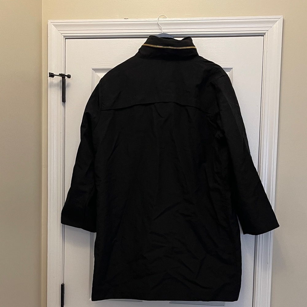 Jones New York Black Utility Jacket with Gold Details - Picture 10 of 10